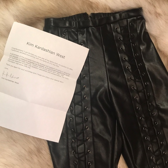 Owned by Kim Kardashian, Line + Dot Leather Pants - Picture 6 of 7